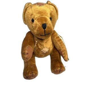 Vintage Jointed Brown Holiday Gift Christmas Teddy Bear